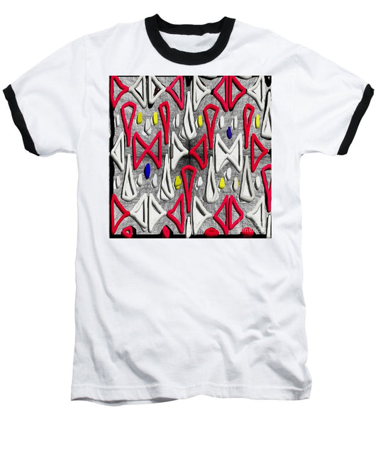 Painted Abstraction - Baseball T-Shirt