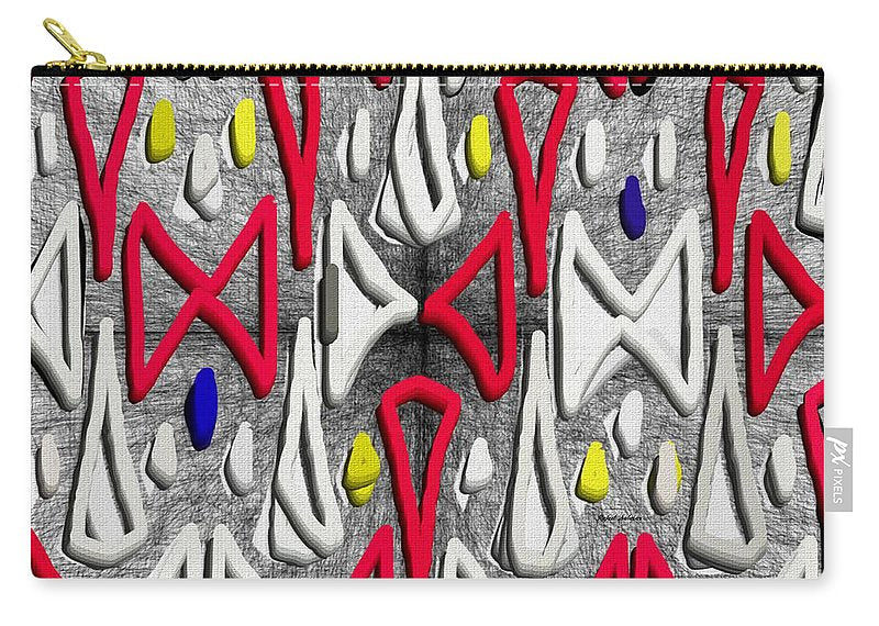 Painted Abstraction - Carry-All Pouch