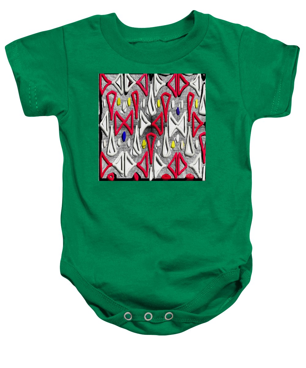 Painted Abstraction - Baby Onesie