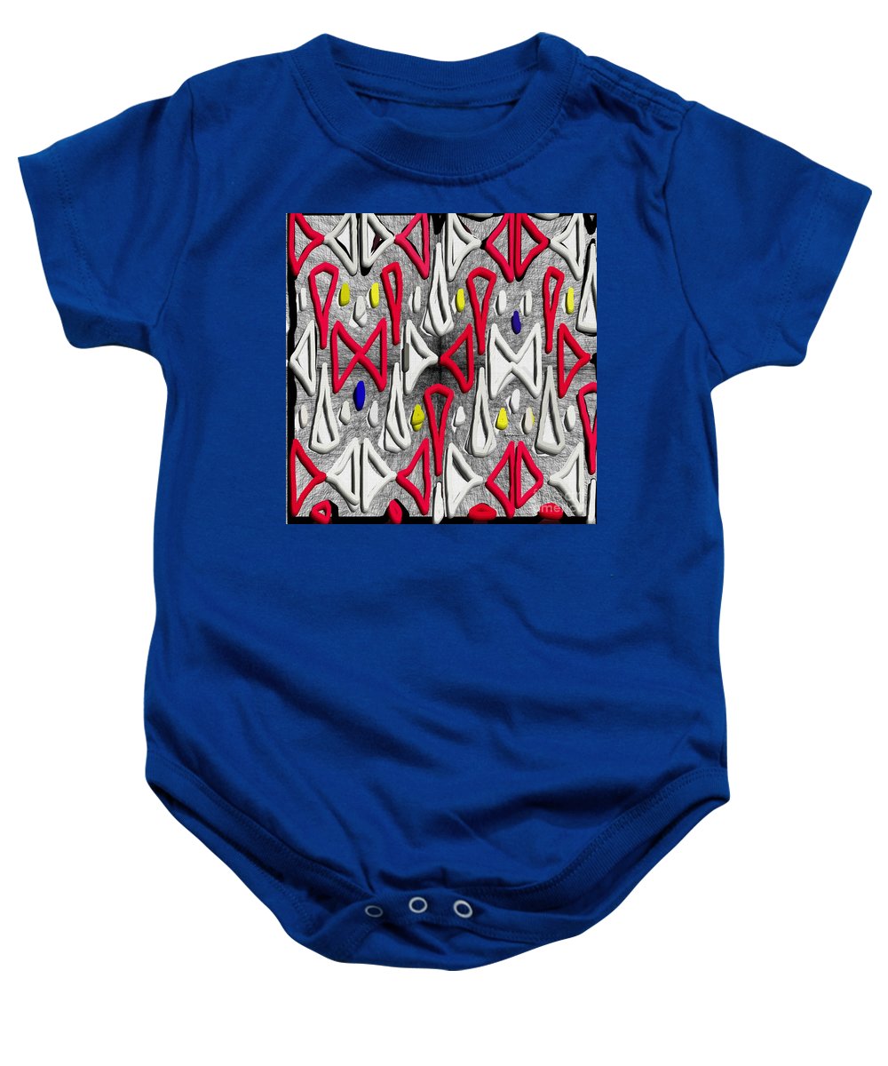 Painted Abstraction - Baby Onesie