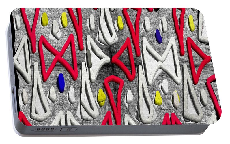 Painted Abstraction - Portable Battery Charger