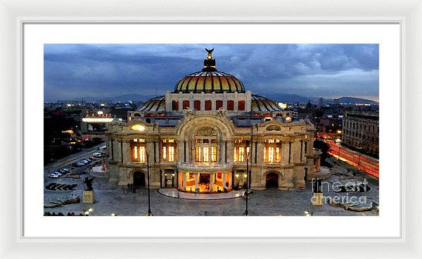 Framed Print - Palacio De Bellas Artes Mexico