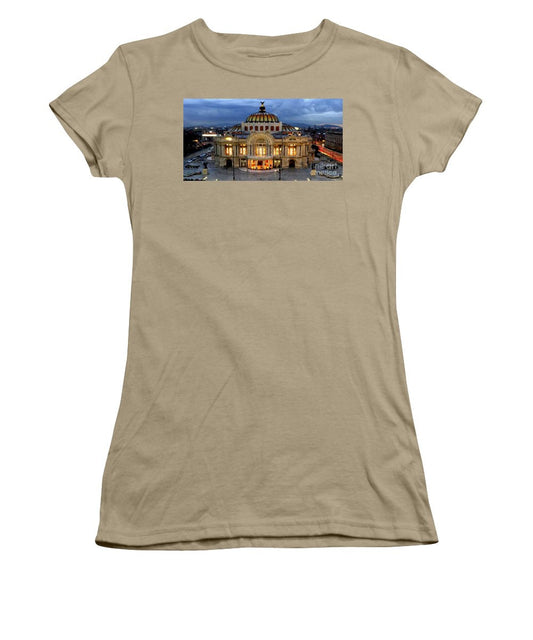 T-Shirt Femme (Coupe Junior) - Palacio De Bellas Artes Mexique