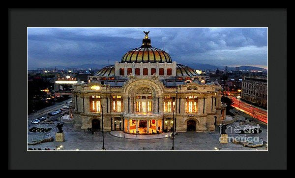 Framed Print - Palacio De Bellas Artes Mexico