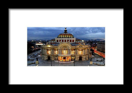 Framed Print - Palacio De Bellas Artes Mexico