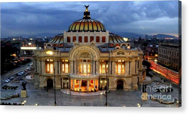 Acrylic Print - Palacio De Bellas Artes Mexico