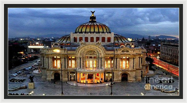 Framed Print - Palacio De Bellas Artes Mexico