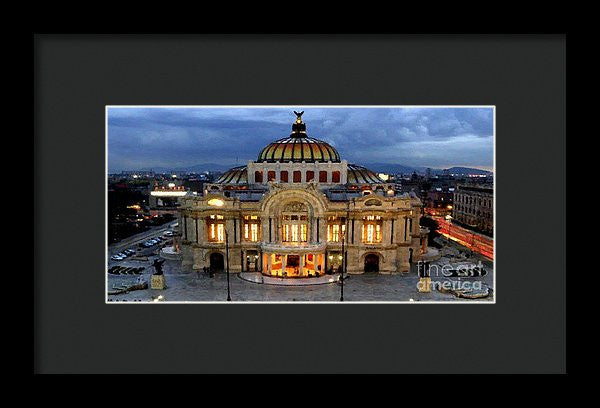 Framed Print - Palacio De Bellas Artes Mexico