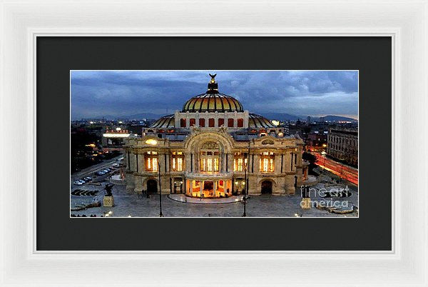 Framed Print - Palacio De Bellas Artes Mexico