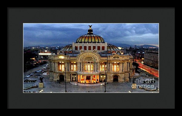 Framed Print - Palacio De Bellas Artes Mexico