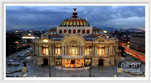 Framed Print - Palacio De Bellas Artes Mexico