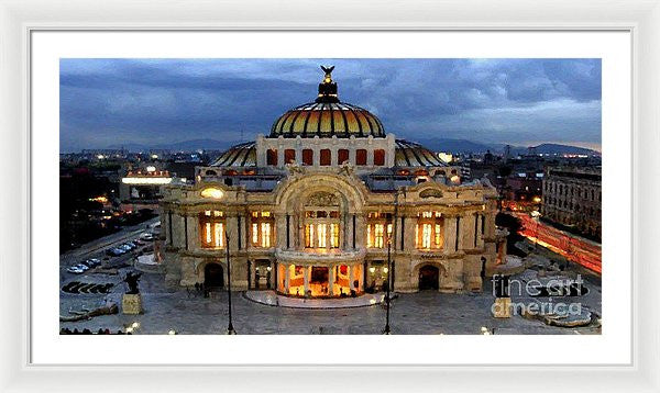 Framed Print - Palacio De Bellas Artes Mexico