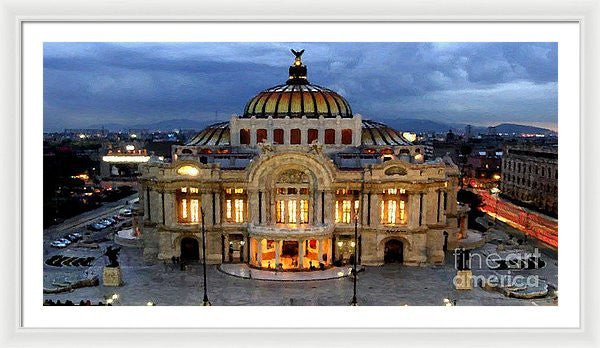 Framed Print - Palacio De Bellas Artes Mexico