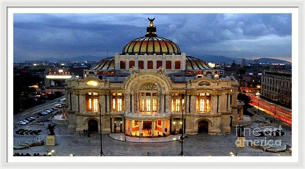 Framed Print - Palacio De Bellas Artes Mexico