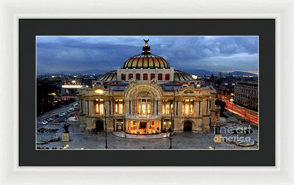 Framed Print - Palacio De Bellas Artes Mexico