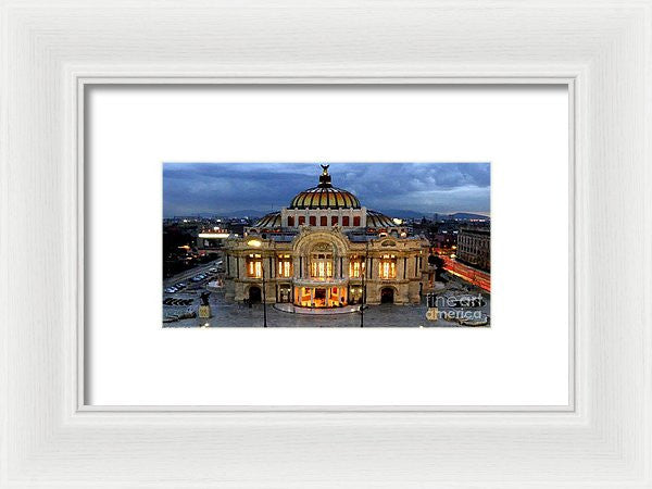 Framed Print - Palacio De Bellas Artes Mexico