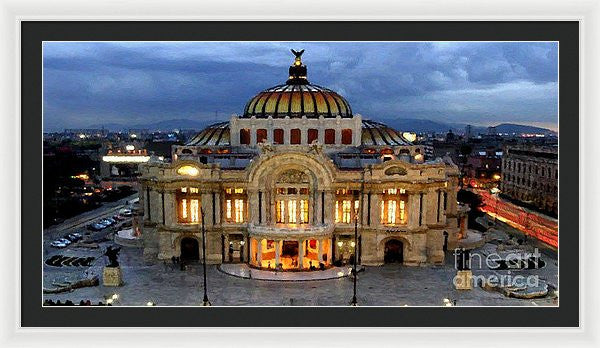 Framed Print - Palacio De Bellas Artes Mexico