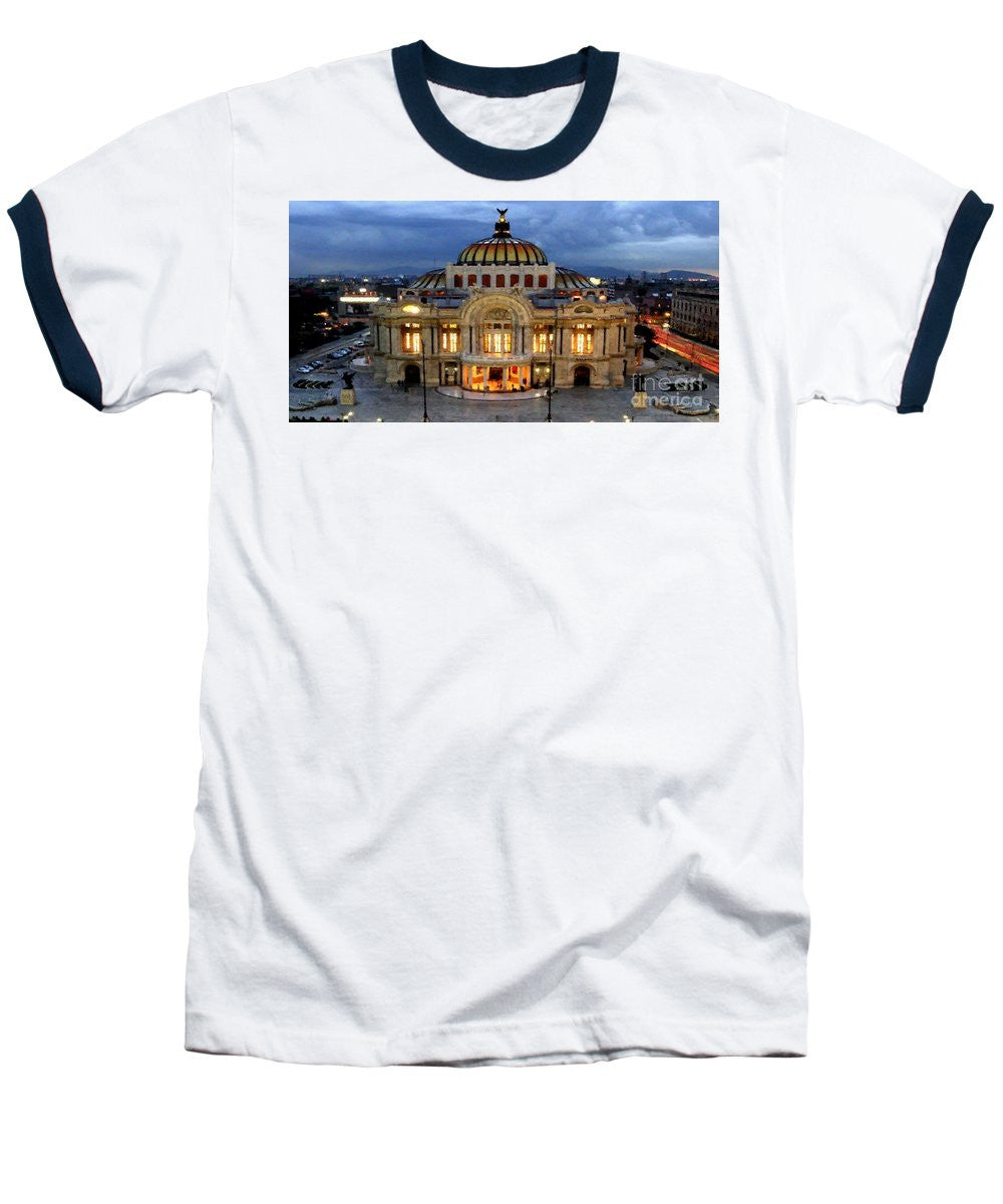 Baseball T-Shirt - Palacio De Bellas Artes Mexico