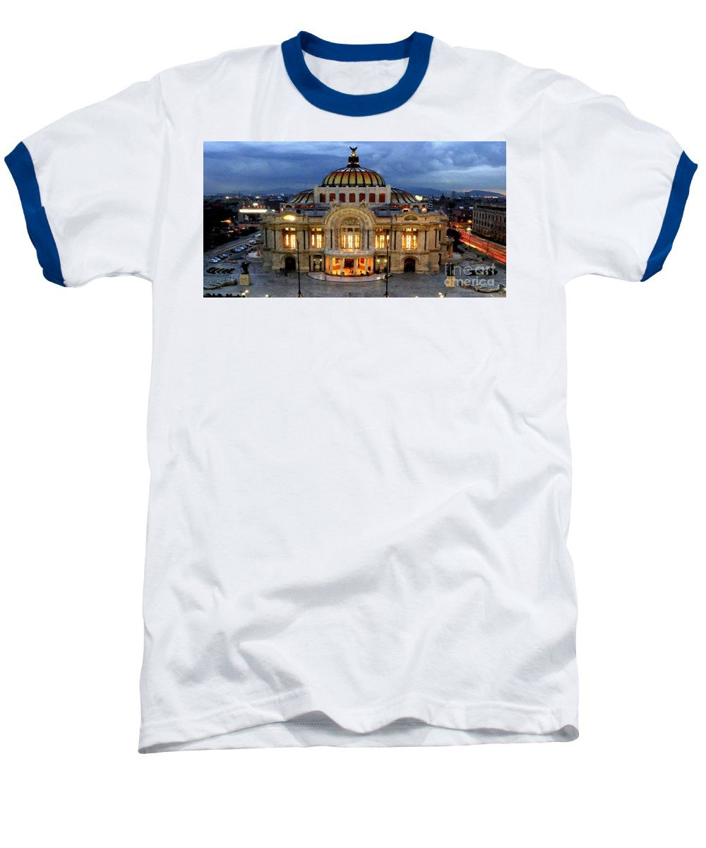 Baseball T-Shirt - Palacio De Bellas Artes Mexico