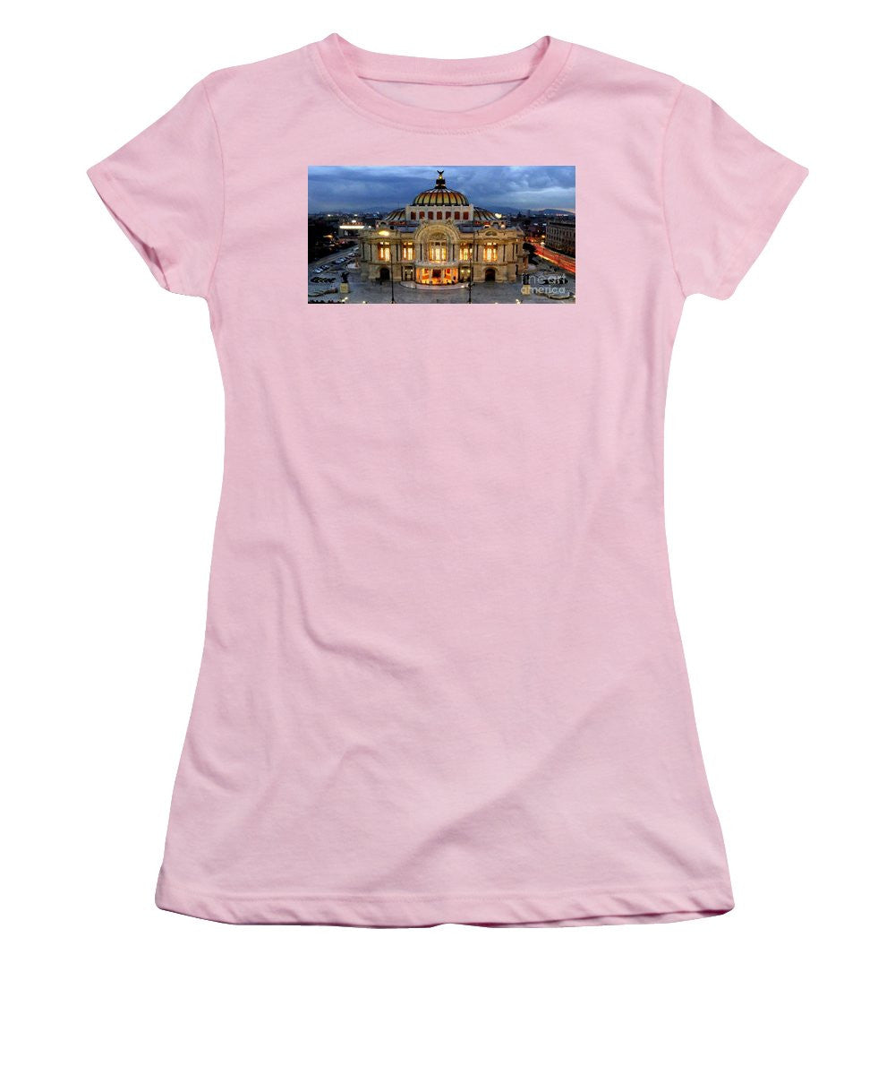 Women's T-Shirt (Junior Cut) - Palacio De Bellas Artes Mexico