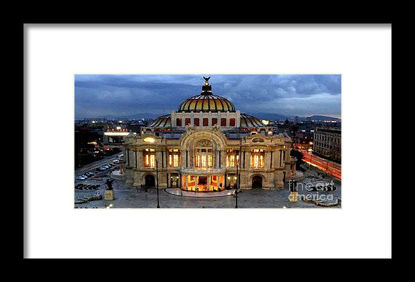 Framed Print - Palacio De Bellas Artes Mexico