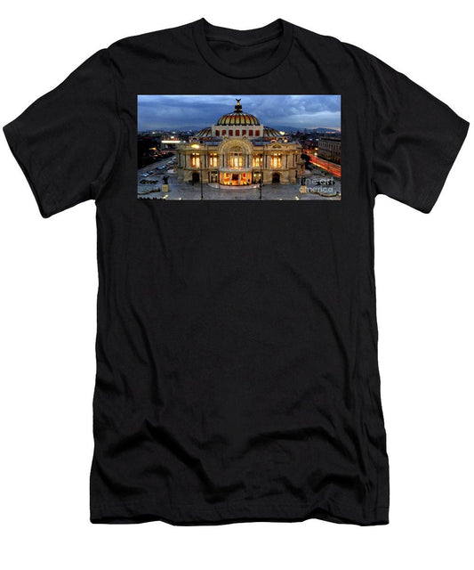 T-Shirt Homme (Coupe Slim) - Palacio De Bellas Artes Mexique