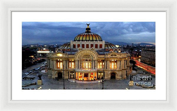 Framed Print - Palacio De Bellas Artes Mexico