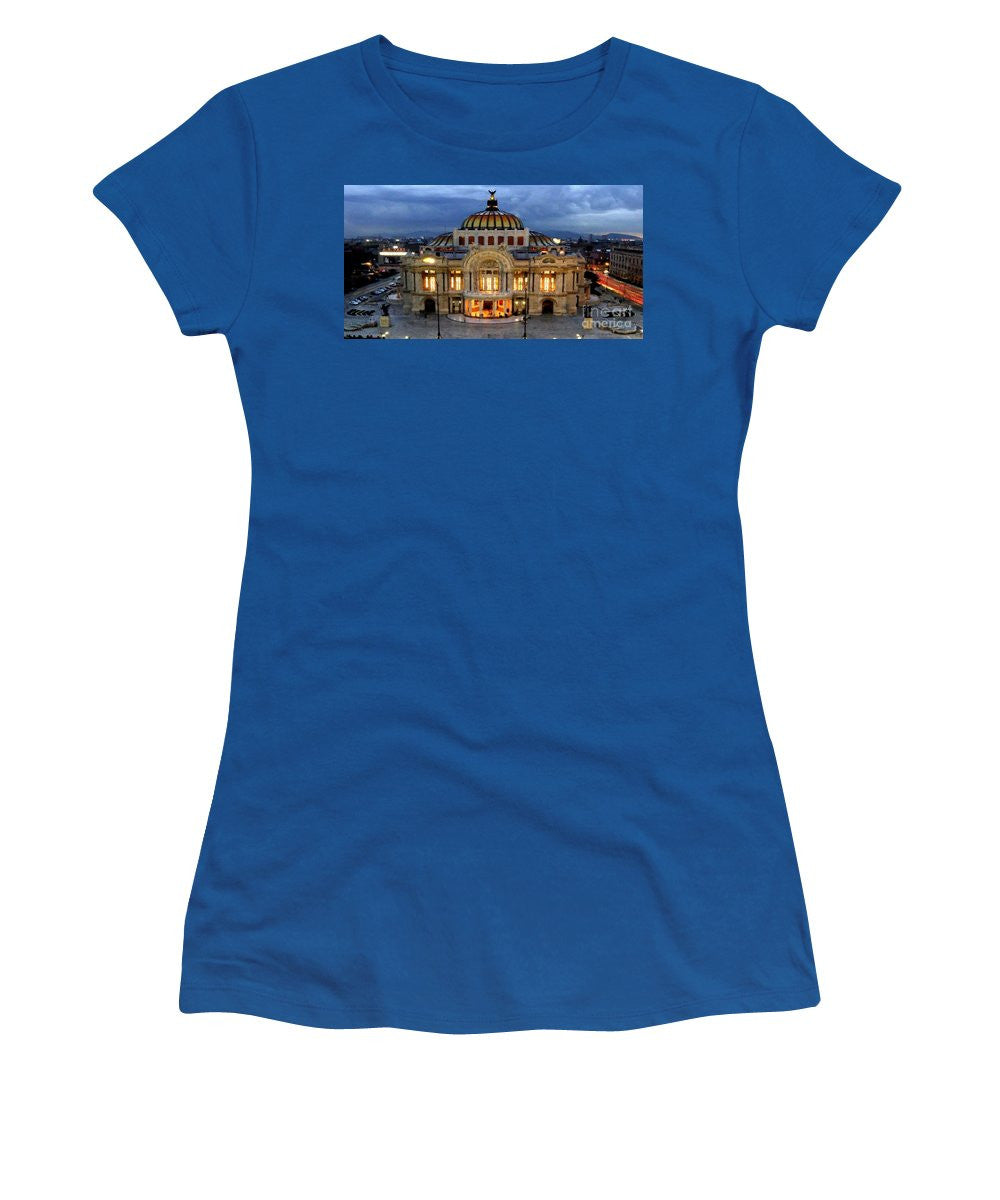 Women's T-Shirt (Junior Cut) - Palacio De Bellas Artes Mexico