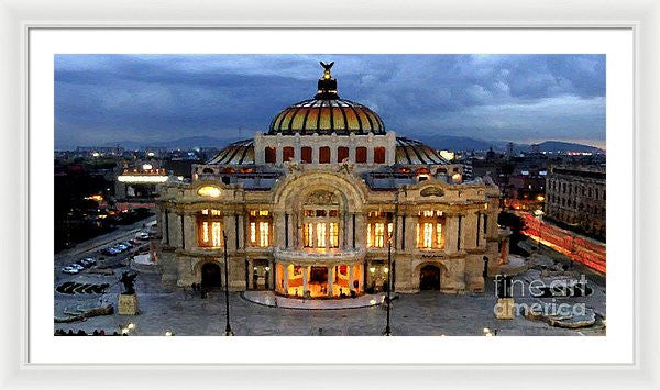 Framed Print - Palacio De Bellas Artes Mexico