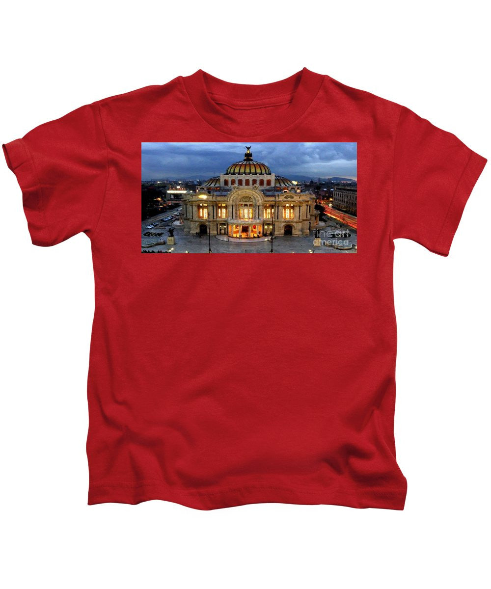 Kids T-Shirt - Palacio De Bellas Artes Mexico