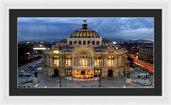 Framed Print - Palacio De Bellas Artes Mexico