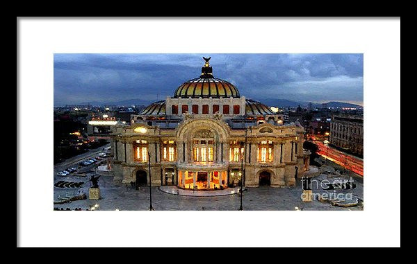 Framed Print - Palacio De Bellas Artes Mexico