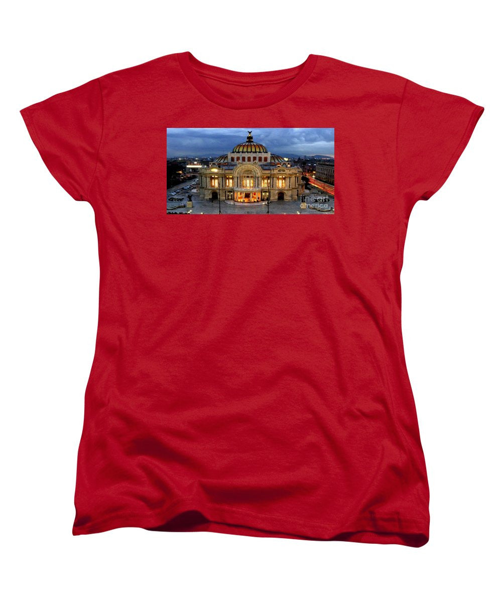 T-Shirt Femme (Coupe Standard) - Palacio De Bellas Artes Mexique