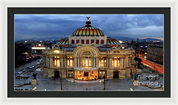 Framed Print - Palacio De Bellas Artes Mexico