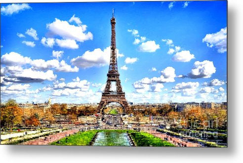 Metal Print - Paris Eiffel Tower