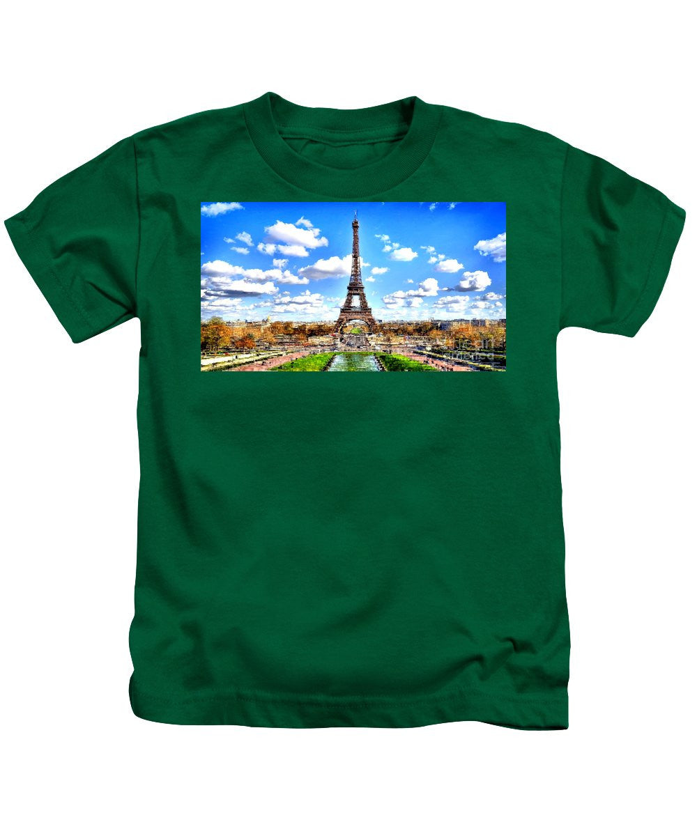 Kids T-Shirt - Paris Eiffel Tower