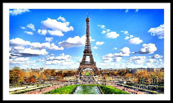 Framed Print - Paris Eiffel Tower