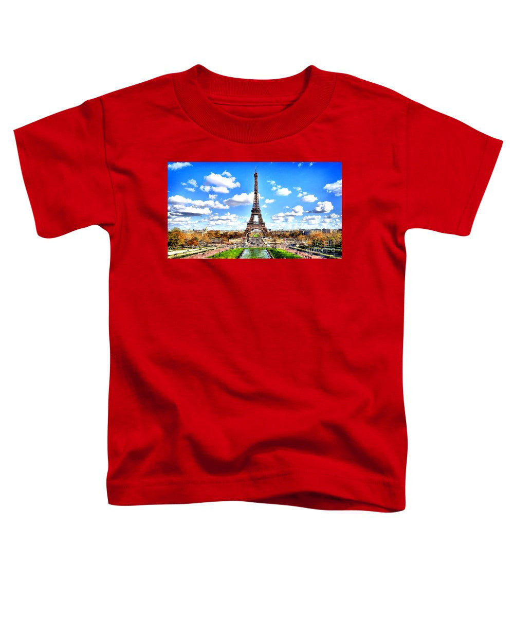 Toddler T-Shirt - Paris Eiffel Tower