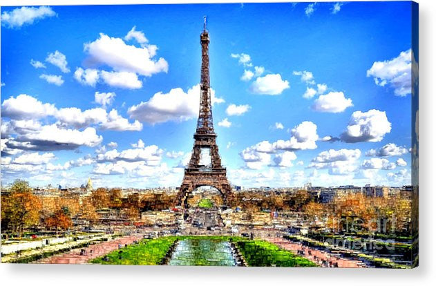 Acrylic Print - Paris Eiffel Tower