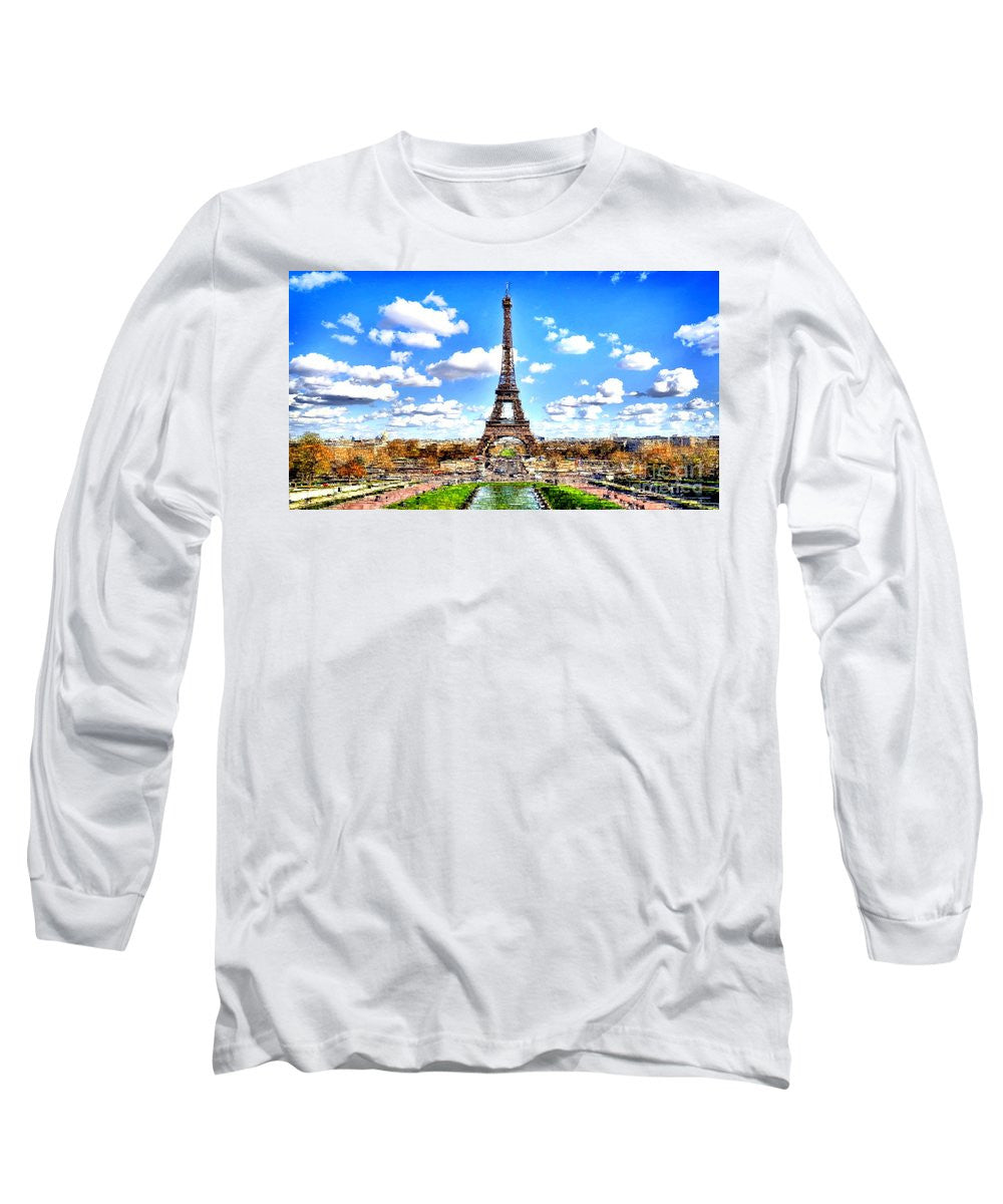 Long Sleeve T-Shirt - Paris Eiffel Tower