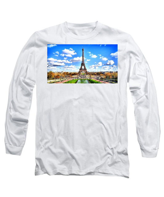 Long Sleeve T-Shirt - Paris Eiffel Tower