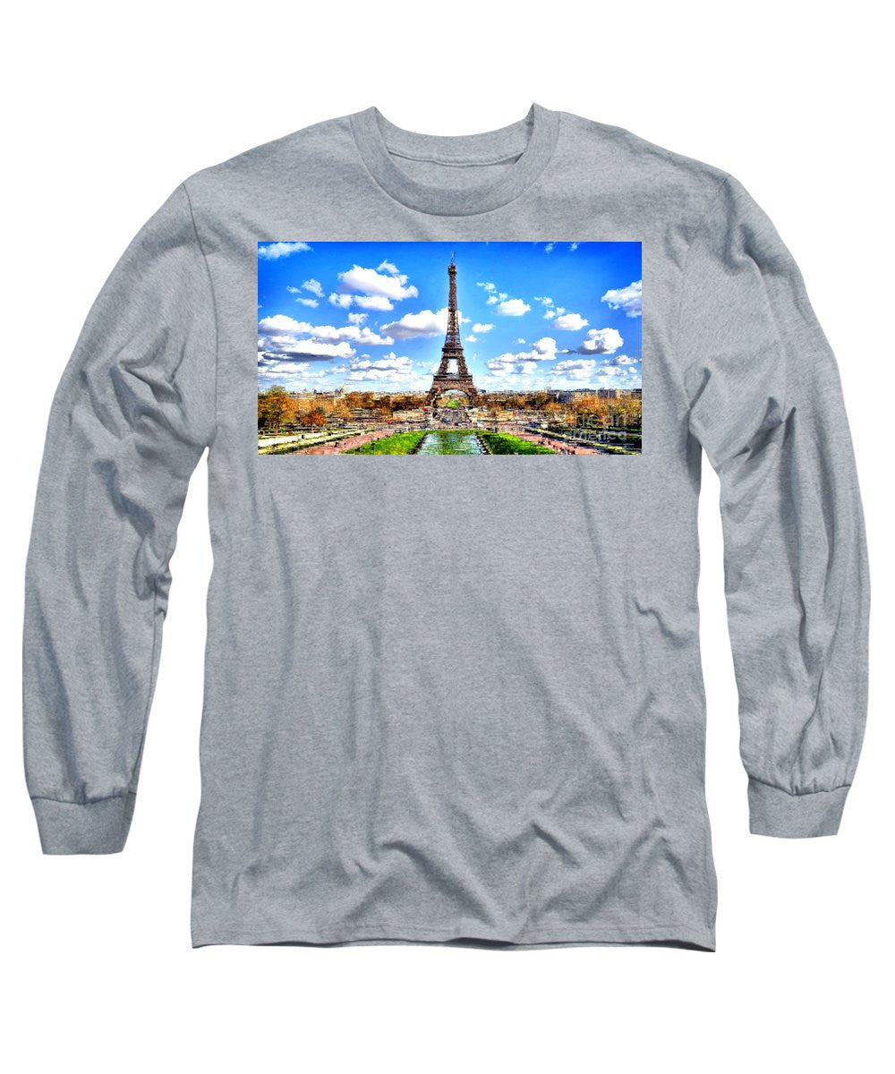 Long Sleeve T-Shirt - Paris Eiffel Tower