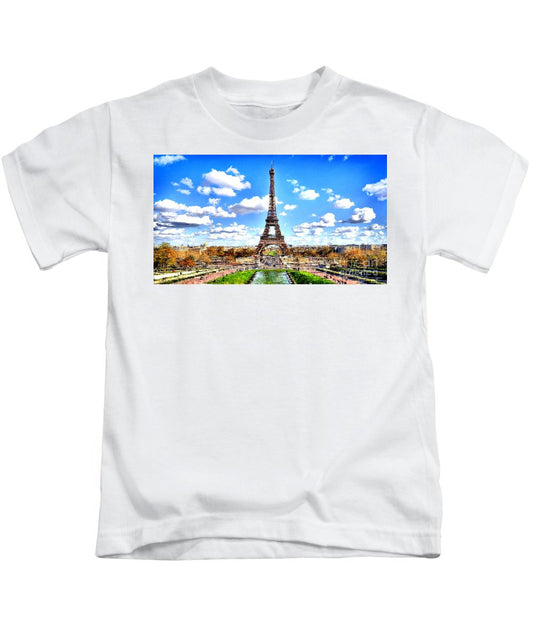 Kids T-Shirt - Paris Eiffel Tower