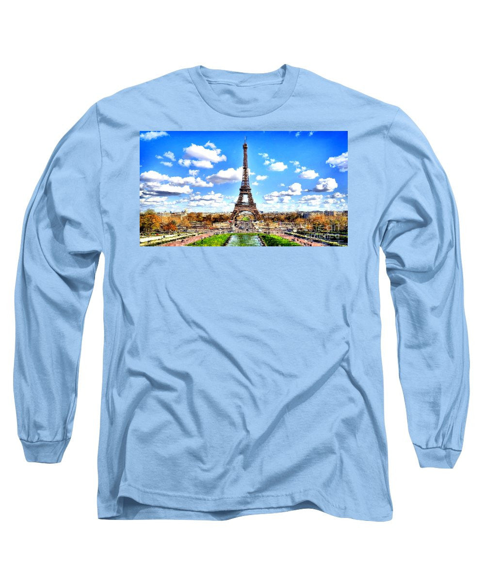 Long Sleeve T-Shirt - Paris Eiffel Tower