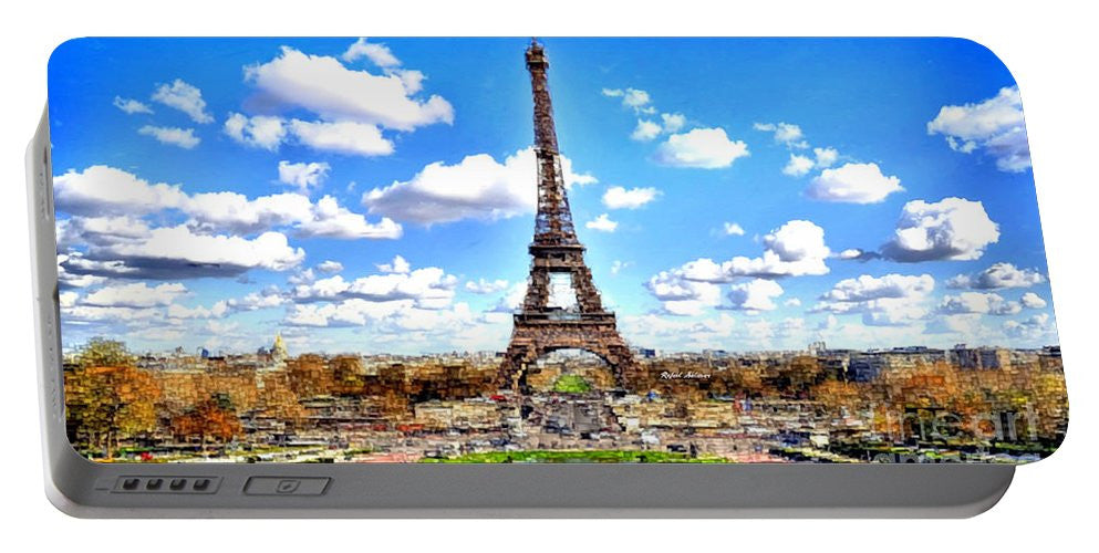 Portable Battery Charger - Paris Eiffel Tower