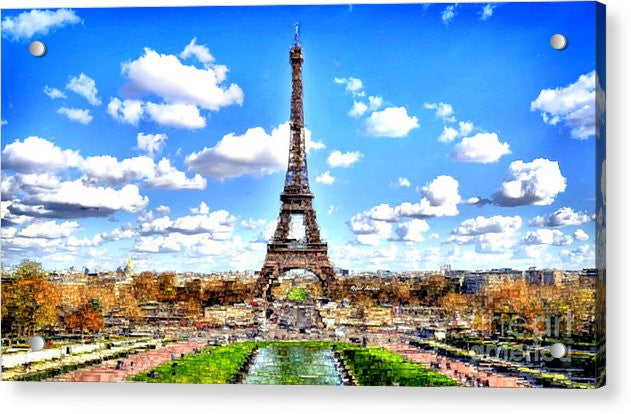 Acrylic Print - Paris Eiffel Tower