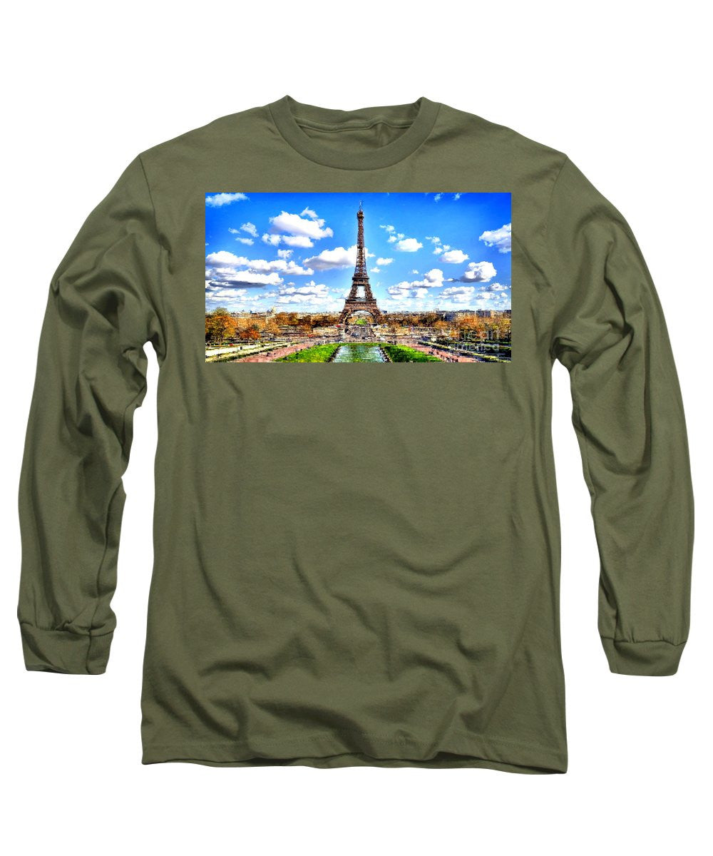 Long Sleeve T-Shirt - Paris Eiffel Tower