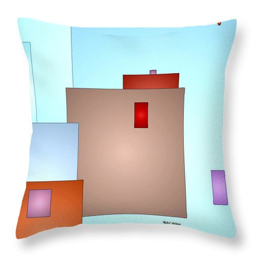 Throw Pillow - Peeking Thru The Window