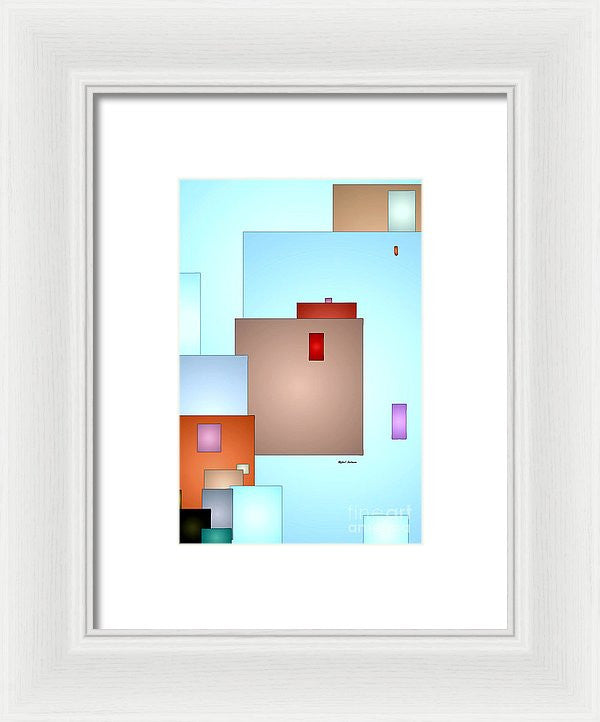 Framed Print - Peeking Thru The Window