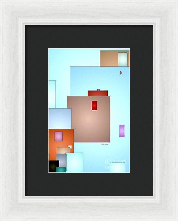 Framed Print - Peeking Thru The Window